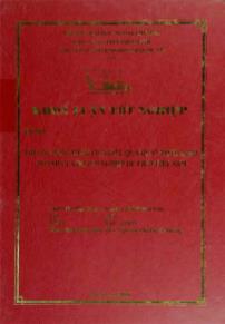 Luận văn Phương pháp phân tích hiệu quả hoạt động kinh doanh của các doanh nghiệp du lịch