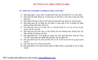 Sách bỏ túi dành cho nhân viên xã hội (Phần 2)