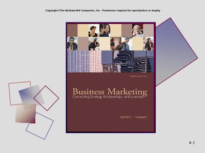 Bài giảng Business Marketing - Chương 4: Hành vi khách hàng tổ chức