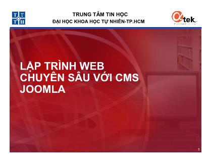 Bài giảng Lập trình web chuyên sâu với CMS Joomla - Bài 1: Tổng quan về Joomla (Phần 3)