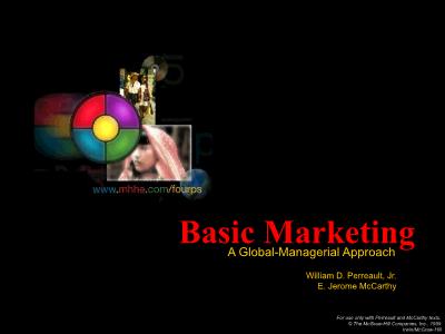 Basic Marketing - Chapter 1: Marketing’s Role in the Global Economy