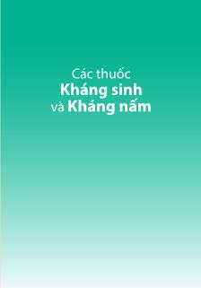 Các thuốc kháng sinh và kháng nấm