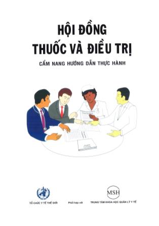 Cẩm nang hướng dẫn thực hành - Hội đồng thuốc và điều trị