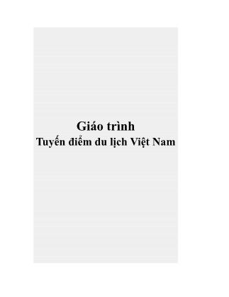 Giáo trình Tuyến điểm du lịch Việt Nam