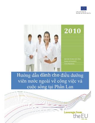 Hướng dẫn dành cho điều dưỡng viên nước ngoài về công việc và cuộc sống tại Phần Lan