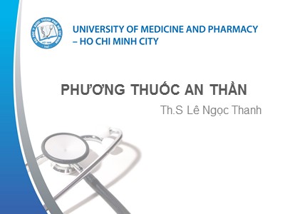 Phương thuốc an thần - Lê Ngọc Thanh