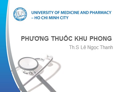 Phương thuốc khu phong - Lê Ngọc Thanh