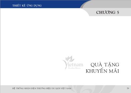 Tài liệu hệ thống nhận diện thương hiệu du lịch Việt Nam - Chương 5: Quà tặng khuyến mại