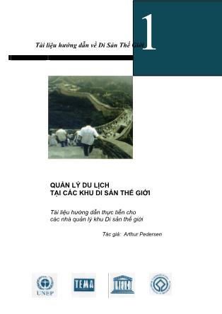 Tài liệu hướng dẫn về Di sản thế giới - Quản lý du lịch tạo các khu Di sản thế giới