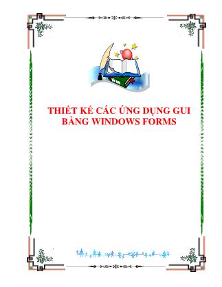 Thiết kế các ứng dụng gửi bằng Windows Forms