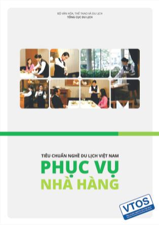 Tiêu chuẩn nghề du lịch Viêt Nam - Phục vụ nhà hàng (Phần 1)