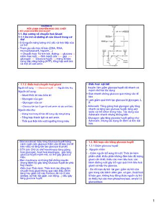 Bài giảng Bệnh lý thú y - Chương IV: Rối loạn chuyển hóa các chất