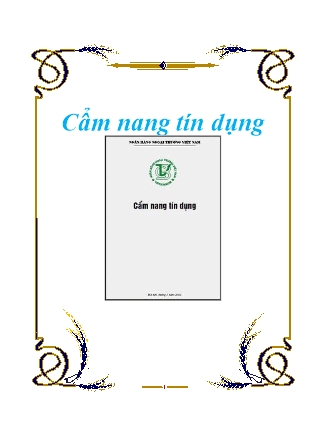 Cẩm nang Tín dụng