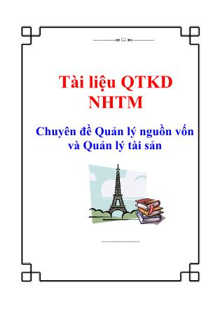 Chuyên đề Quản lý nguồn vốn và Quản lý tài sản