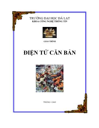 Giáo trình Điện tử căn bản