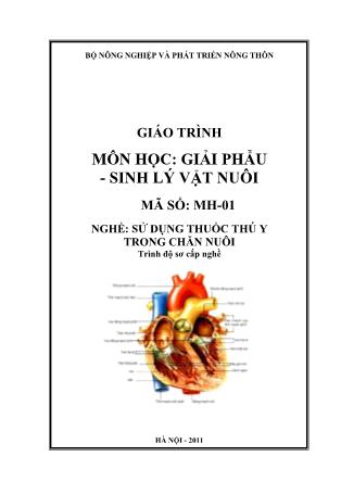 Giáo trình Giải phẫu sinh lý vật nuôi