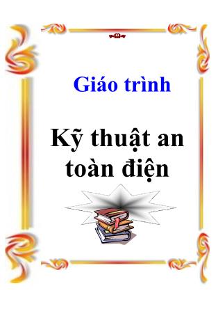 Giáo trình Kỹ thuật an toàn điện