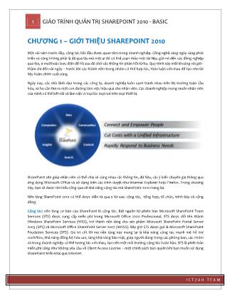 Giáo trình quản trị Sharepoint 2010