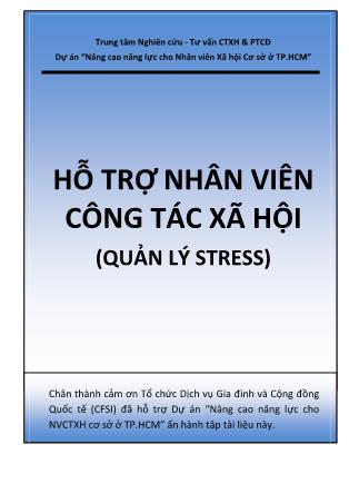 Hỗ trợ nhân viên công tác xã hội