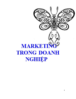 Marketing trong doanh nghiệp