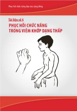 Tài liệu Phục hồi chức năng trong viêm khớp dạng thấp