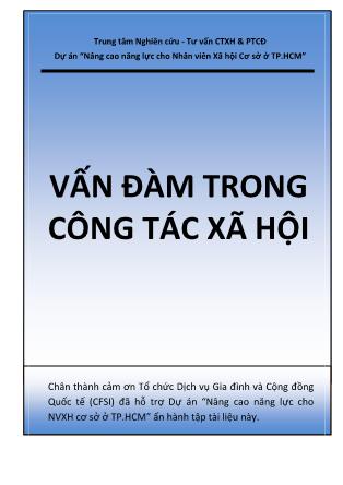 Vấn đàm trong công tác xã hội