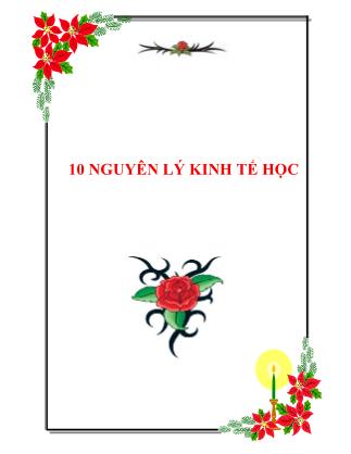 10 Nguyên lý kinh tế học