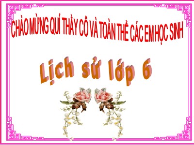 Bài giảng Lịch sử Lớp 6 - Tiết 28, Bài 24: Nước Cham-pa từ thế kỉ II đến thế kỉ X