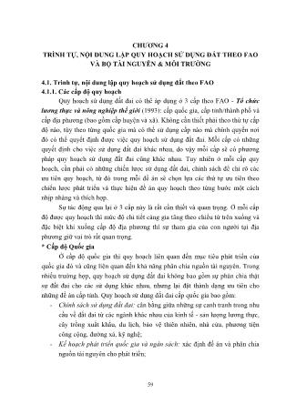 Bài giảng Quy hoạch sử dụng đất - Nguyễn Hữu Ngữ (Phần 2)