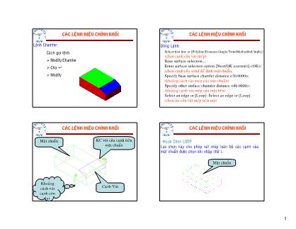 Bài giảng Thiết kế máy tính - Autocad 3D (phần 3)