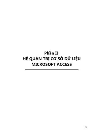 Bài giảng Tin học ứng dụng (Phần 2)