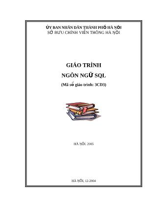 Giáo trình Ngôn ngữ SQL