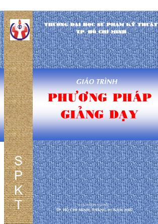 Giáo trình Phương pháp giảng dạy - Nguyễn Văn Tuấn (Phần 1)