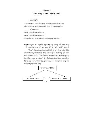 Giáo trình Phương pháp Grap trong dạy học Sinh học - Nguyễn Phúc Chỉnh (Phần 2)