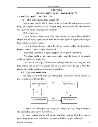 Giáo trình Thanh toán quốc tế - Trần Thái Hằng (Phần 2)