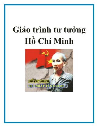 Giáo trình Tư tưởng Hồ Chí Minh - Mạnh Quang Thắng