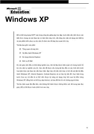 Máy tính và hệ điều hành Windows XP
