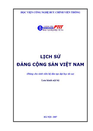 Tài liệu Lịch sử đảng cộng sản Việt Nam