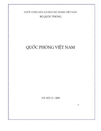 Tài liệu Quốc phòng Việt Nam