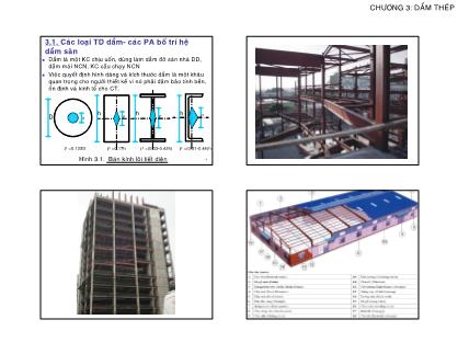 Bài giảng Kết cấu thép 1 - Chương 3: Dầm thép