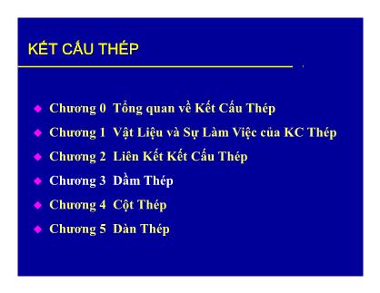 Bài giảng môn Kết cấu thép - Chương 3: Dầm thép