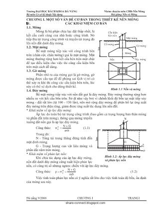 Bài giảng Nền và móng