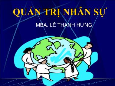 Bài giảng Quản trị nhân sự - Chương 6: Định hướng và phát triển nghề nghiệp- Lê Thành Hưng