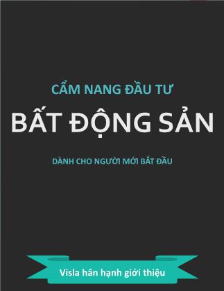 Cẩm nang Đầu tư bất động sản