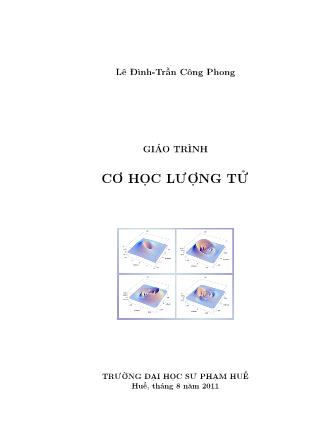 Giáo trình Cơ học lượng tử - Trần Công Phong