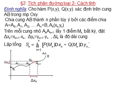 Giáo trình Giải tích hàm nhiều biến - Chương 3: Tích phân đường (Phần 2)