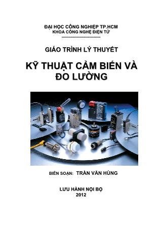 Giáo trình lý thuyết Kỹ thuật cảm biến và đo lường - Trần Văn Hùng