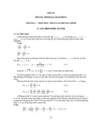 Giáo trình Phương trình vi phân và phương trình đạo hàm riêng - Lê Văn Hạp (Phần 2)