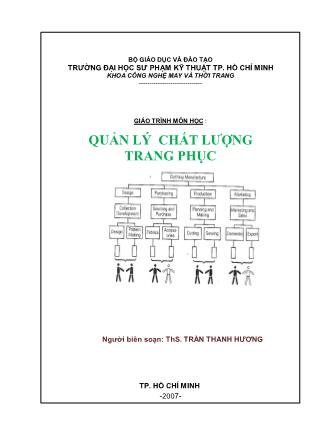Giáo trình Quản lý chất lượng trang phục - Chương I: Khái quát về quản lý chất lượng - Trần Thanh Hương