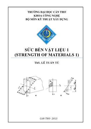 Giáo trình Sức bền vật liệu 1- Lê Tuấn Tú